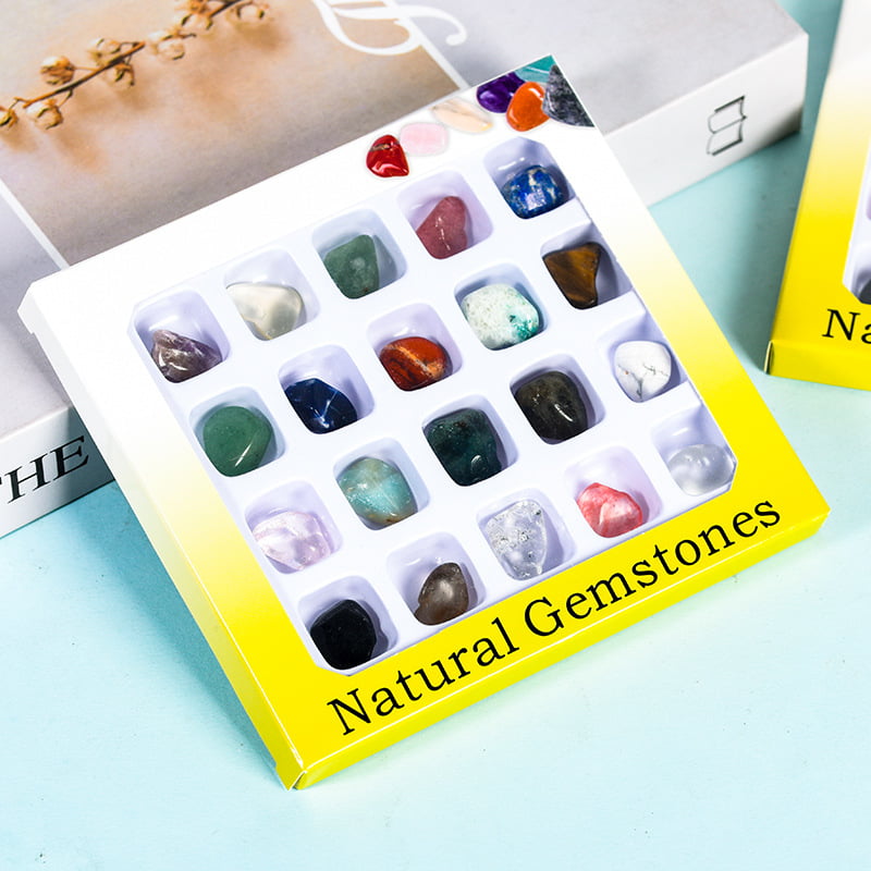 20 Pcs Mineral Specimen Natural Gemstones Pocket Stone2