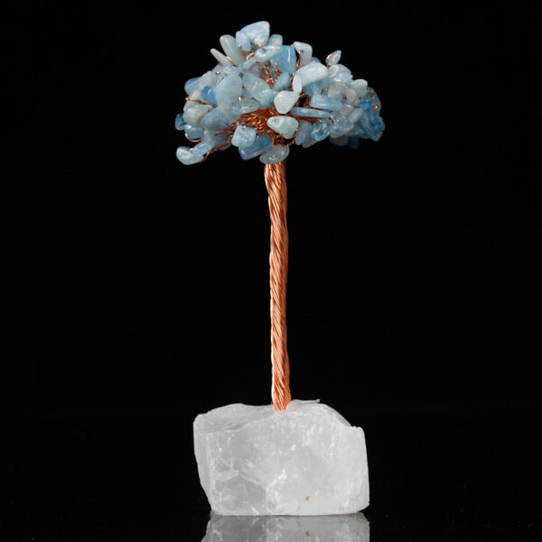 Natural Crystal Stone Tree With Raw Clear Quartz Base For Home Wedding Decoration
